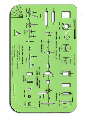 Rapidesign Technical And Scientific Drafting Templates R-47 Laboratory Instruments (R47)