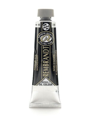 Rembrandt ArtistS Oil Colors Ivory Black 40 Ml 701 [Pack Of 2] (2PK-100514726)