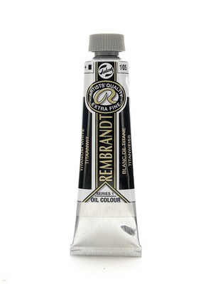Rembrandt ArtistS Oil Colors Titanium White 40 Ml 105 [Pack Of 2] (2PK-100514621)