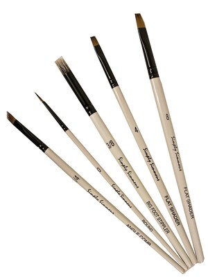 Robert Simmons Simply Simmons Value Brush Sets Creative Instinct Set Set Of 5 (255500004)