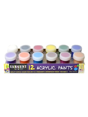 Sargent Art Acrylic Paint Sets Basic Set Of 12 (66-5421)