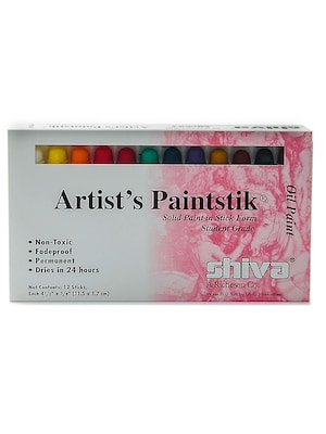 Shiva ArtistS Paintstik Oil Color Sets Student Set Set Of 12 (121501)