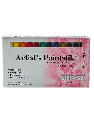 Shiva ArtistS Paintstik Oil Color Sets Student Set Set Of 12 (121501)