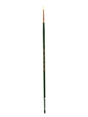 Silver Brush Grand Prix Series 1003 Hog Bristle Brush 0 Round 1000 (1000-0)
