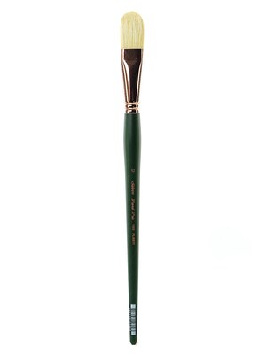 Silver Brush Grand Prix Series 1003 Hog Bristle Brush 12 Filbert 1003 (1003-12)