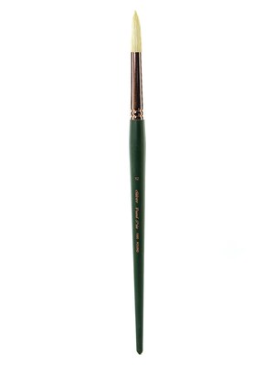 Silver Brush Grand Prix Series 1003 Hog Bristle Brush 12 Round 1000 (1000-12)