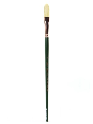 Silver Brush Grand Prix Series 1003 Hog Bristle Brush 8 Filbert Extra-Long 1027 (1027-8)