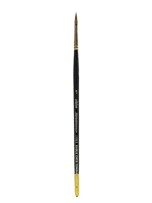 Silver Brush Renaissance Series Brushes Short Handle 1 CatS Tongue (7110S-1)