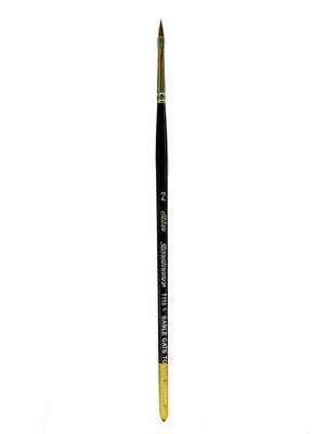 Silver Brush Renaissance Series Brushes Short Handle 2 CatS Tongue (7110S-2)