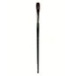 Silver Brush Ruby Satin Series Synthetic Brushes Long Handle 10 Flat 2501 (2501-10)
