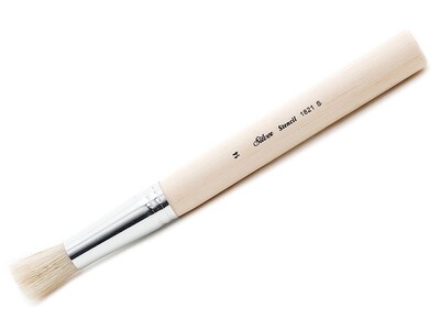 Silver Brush Series 1821S Stencil Hog Bristle Brush 14 (1821S-14)