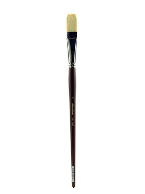 Silver Brush Silverstone Series Hog Bristle Brushes 12 Flat 1101 (1101-12)
