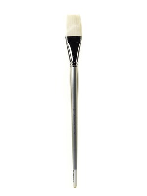 Silver Brush Silverwhite Series Synthetic Brushes Long Handle 16 Flat (1501LH-16)