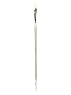 Silver Brush Silverwhite Series Synthetic Brushes Long Handle 6 Filbert (1503LH-6)