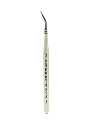 Silver Brush Ultra Mini Series Golden Taklon Brushes 3/0 Teardrop (2430S-3/0)