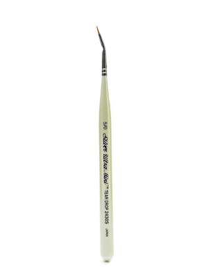 Silver Brush Ultra Mini Series Golden Taklon Brushes 5/0 Teardrop (2430S-5/0)
