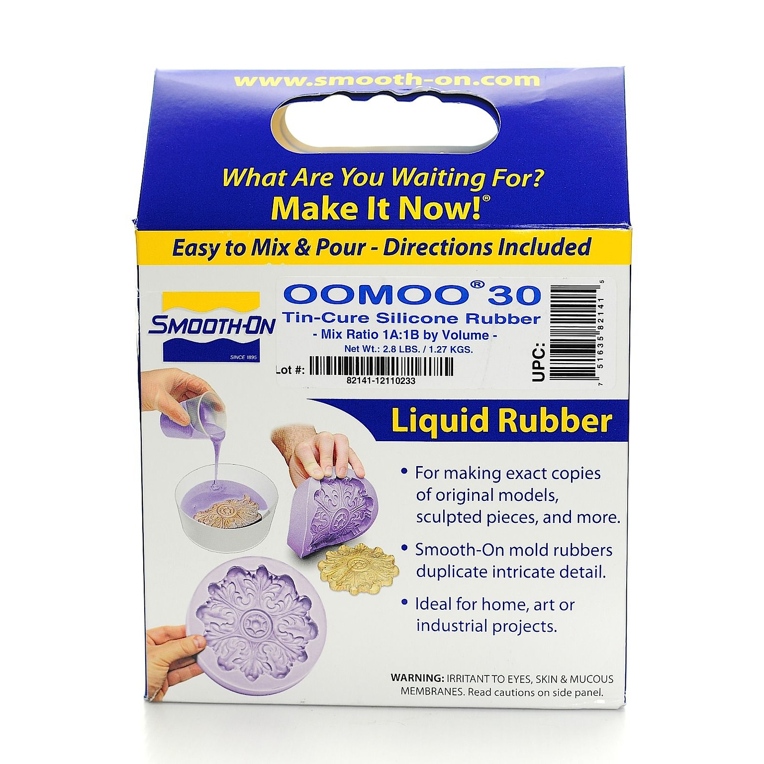 Smooth-On Oomoo 30 Silicone Mold Making Rubber (82144)