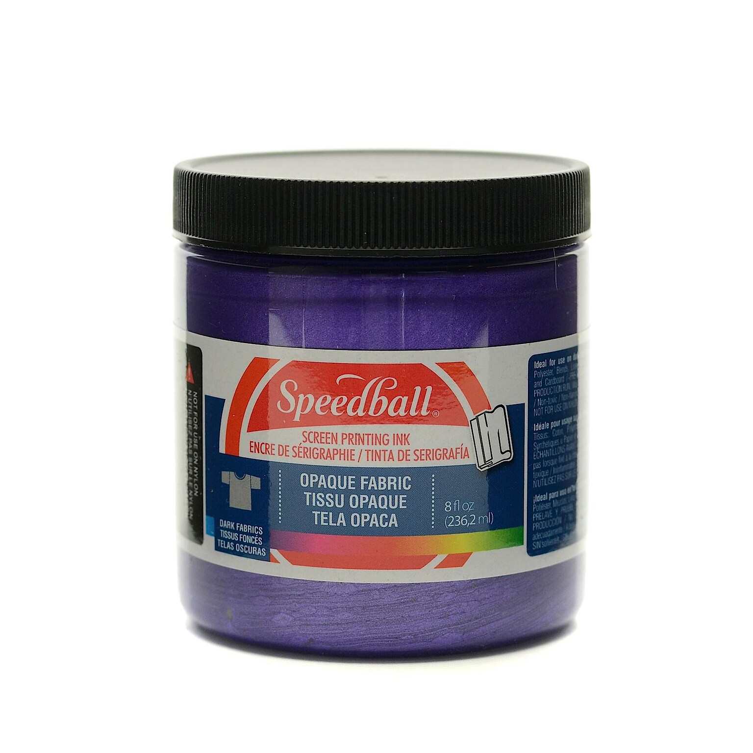 Speedball Opaque Fabric Screen Printing Inks Amethyst 8 Oz. [Pack Of 2] (2PK-4806)