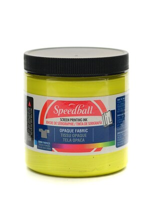 Speedball Opaque Fabric Screen Printing Inks Citrine 8 Oz. [Pack Of 2] (2PK-4805)