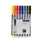 Staedtler Lumocolor Permanent Overhead Projection Markers, Medium Tip, Assorted, 8/Pack (63920)