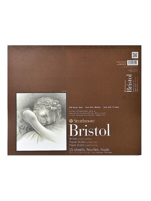 Strathmore 400 Series Bristol Pads 14 In. X 17 In. Smooth 15 Sheets (475-14-1)
