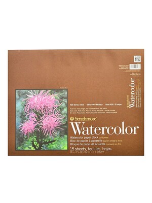 Strathmore 400 Series Watercolor Pad 13 In. X 17 In. Block Of 15 (472-13-1)