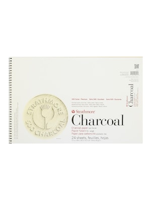 Strathmore 500 Series 12 x 18 Charcoal Sketch Pad, 24 Sheets/Pad (78897)