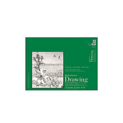 Strathmore Series 400 Premium Recycled Drawing Pads 14 In. X 17 In. [Pack Of 2] (2PK-443-14-1)