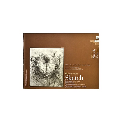 Strathmore Series 400 Sketch Pads 18 In. X 24 In. 30 Sheets [Pack Of 2] (2PK-455-18-1)
