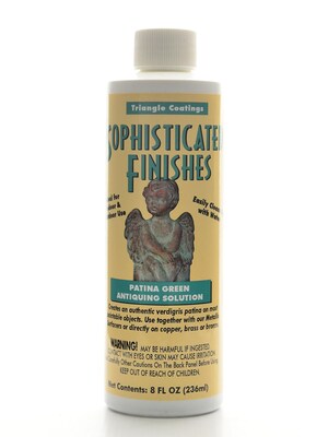 Triangle Coatings Sophisticated Finishes Patina Green Antiquing Solution 8 Oz. (PG6)