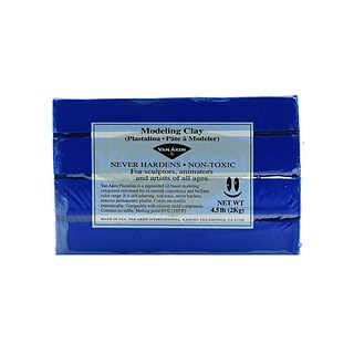 Van Aken Plastalina Modeling Clay Ultra Blue 4 1/2 Lb. Bar  (10506)