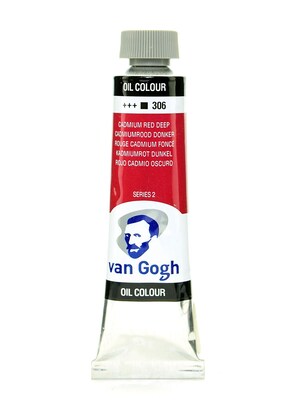 Van Gogh Oil Color Cadmium Red Deep 40 Ml (1.35 Oz) [Pack Of 2] (2PK-100514796)