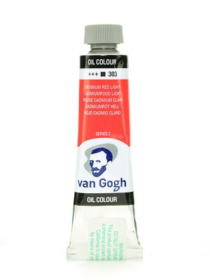 Van Gogh Oil Color Cadmium Red Light 40 Ml (1.35 Oz) [Pack Of 2] (2PK-100514795)