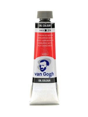 Van Gogh Oil Color Cadmium Red Medium 40 Ml (1.35 Oz) [Pack Of 2] (2PK-100514800)