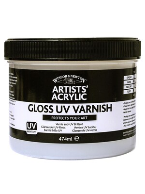 Winsor  And  Newton Artists Acrylic Uv Varnishes Gloss 237 Ml Jar (3050929)