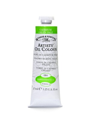 Winsor  And  Newton Artists Oil Colours Cadmium Green Pale 84 37 Ml (1214084)