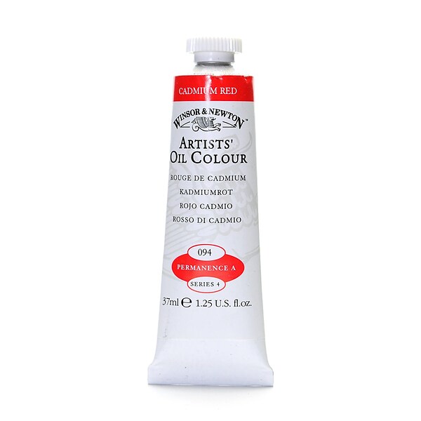 Winsor  And  Newton Artists Oil Colours Cadmium Red 94 37 Ml (1214094)