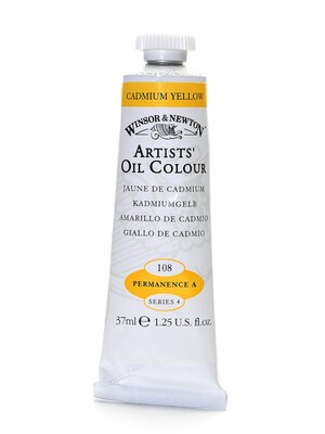 Winsor  And  Newton Artists Oil Colours Cadmium Yellow 108 37 Ml (1214108)