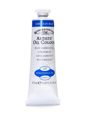 Winsor  And  Newton Artists Oil Colours Cerulean Blue 137 37 Ml (1214137)