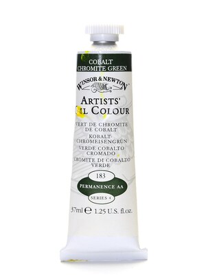 Winsor  And  Newton Artists Oil Colours Cobalt Chromite Green 183 37 Ml (1214183)