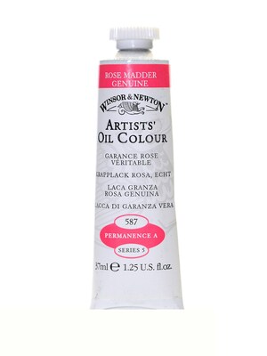 Winsor  And  Newton Artists Oil Colours Rose Madder Genuine 587 37 Ml (1214587)