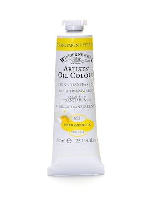 Winsor  And  Newton Artists Oil Colours Transparent Yellow 653 37 Ml (1214653)