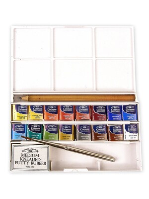 Winsor  And  Newton Cotman Water Colour Deluxe Sketchers Pocket Box Set Of 12 (0390060)