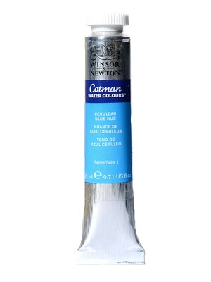 Winsor  And  Newton Cotman Water Colours Cerulean Blue Hue 139 21 Ml [Pack Of 2] (2PK-0308139)