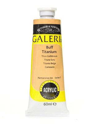 Winsor  And  Newton Galeria Flow Formula Acrylic Colours Buff Titanium 60 Ml 60 [Pack Of 4] (4PK-2120060)