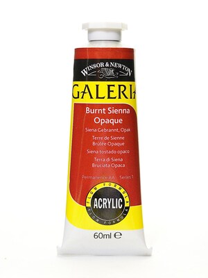 Winsor  And  Newton Galeria Flow Formula Acrylic Colours Burnt Sienna Opaque 60 Ml 77 [Pack Of 4] (4PK-2120077)