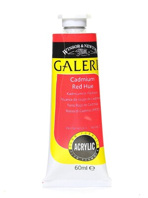 Winsor  And  Newton Galeria Flow Formula Acrylic Colours Cadmium Red Hue 60 Ml 95 [Pack Of 4] (4PK-2120095)