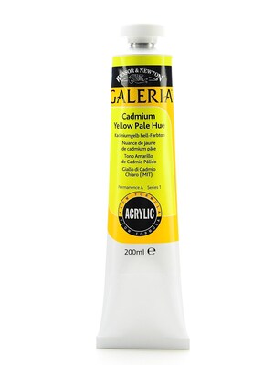 Winsor  And  Newton Galeria Flow Formula Acrylic Colours Cadmium Yellow Pale Hue 200 Ml 114 (2136114)