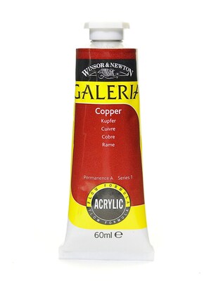 Winsor  And  Newton Galeria Flow Formula Acrylic Colours Copper 60 Ml 214 [Pack Of 4] (4PK-2120214)