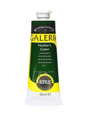 Winsor  And  Newton Galeria Flow Formula Acrylic Colours Hookers Green 60 Ml 311 [Pack Of 4] (4PK-2120311)